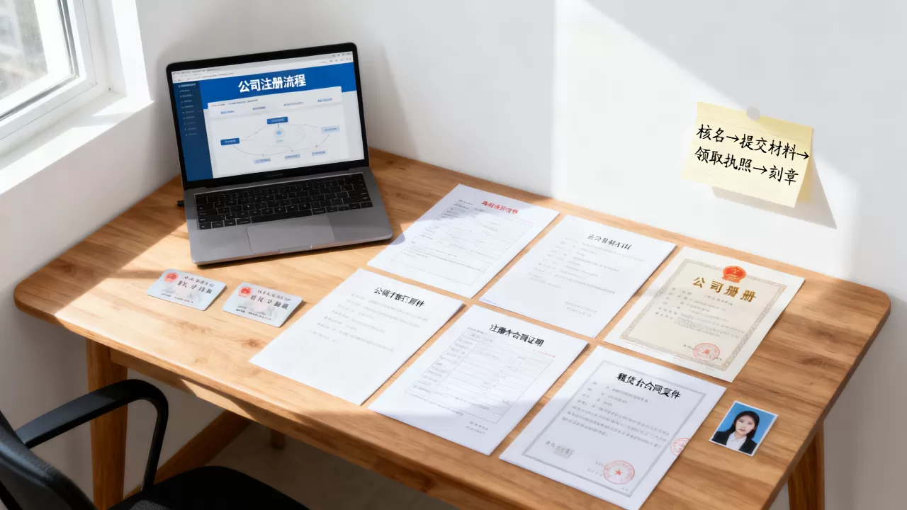 去公司注册中心办理业务需要带什么材料？公司注册流程及费用详解