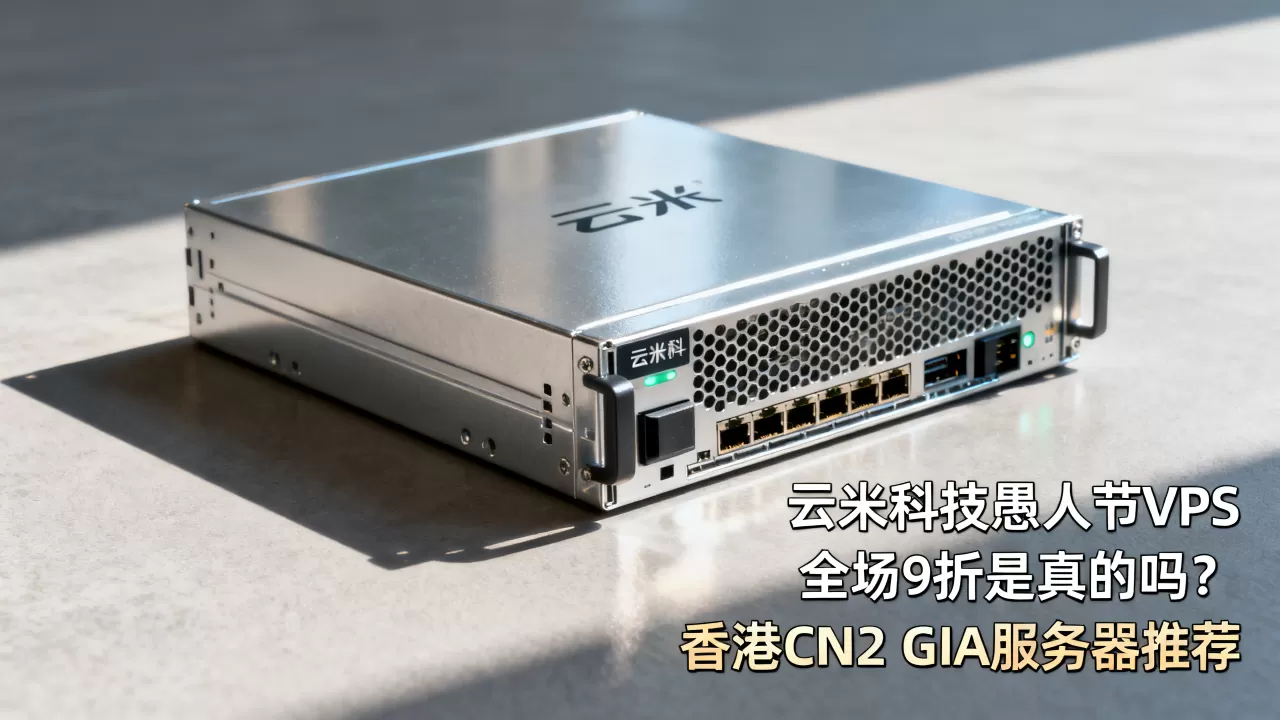 云米科技愚人节VPS全场9折是真的吗?香港CN2 GIA服务器推荐 云米科技愚人节VPS全场9折是真的吗?香港CN2 GIA服务器推荐