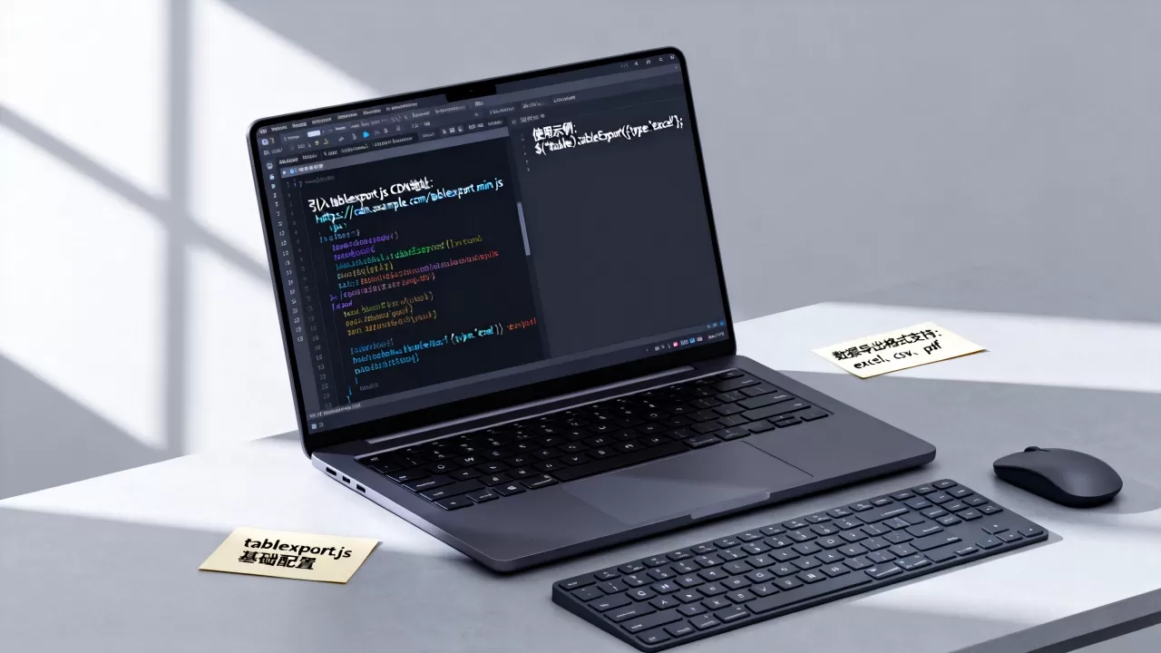 tableexport.js怎么用？tableexport.js引入cdn地址