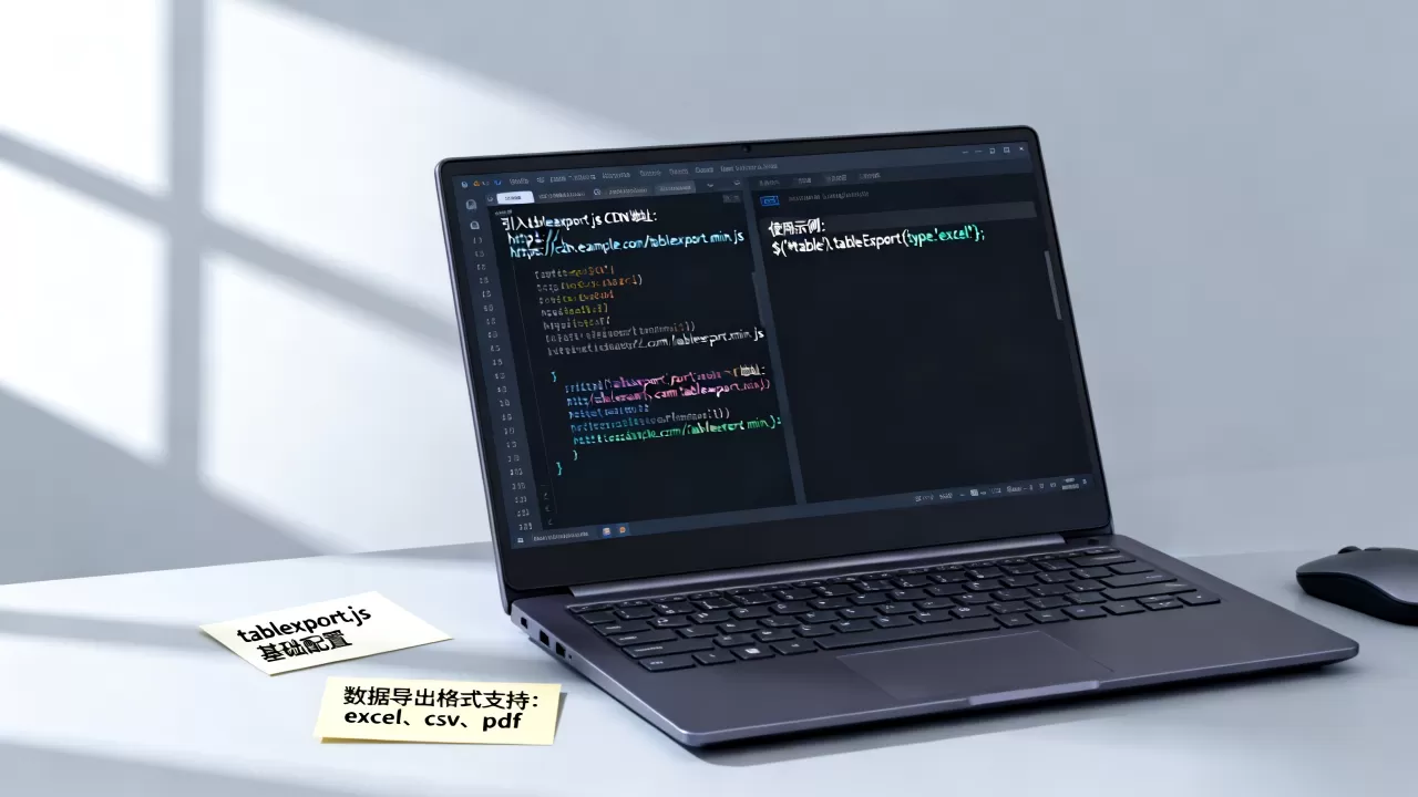 tableexport.js怎么用？tableexport.js引入cdn地址