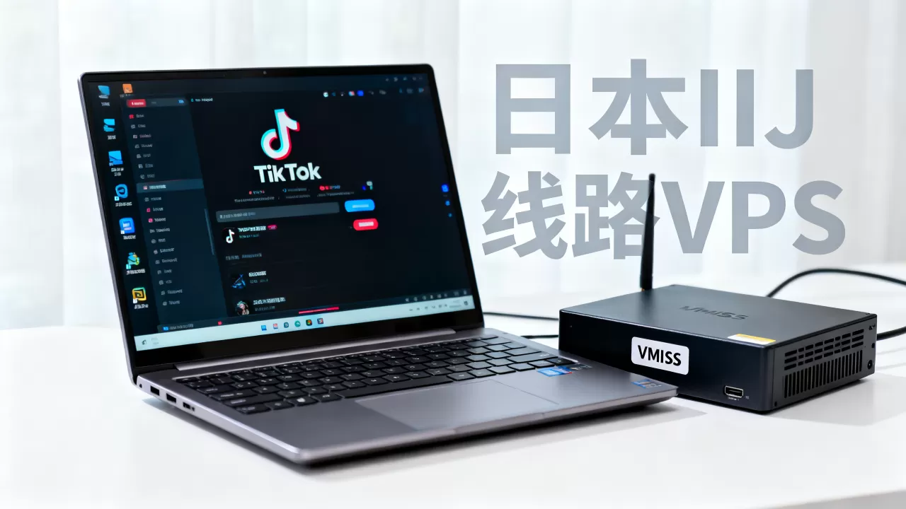 VMISS日本IIJ线路VPS怎么样？VMISS测评解锁TikTok