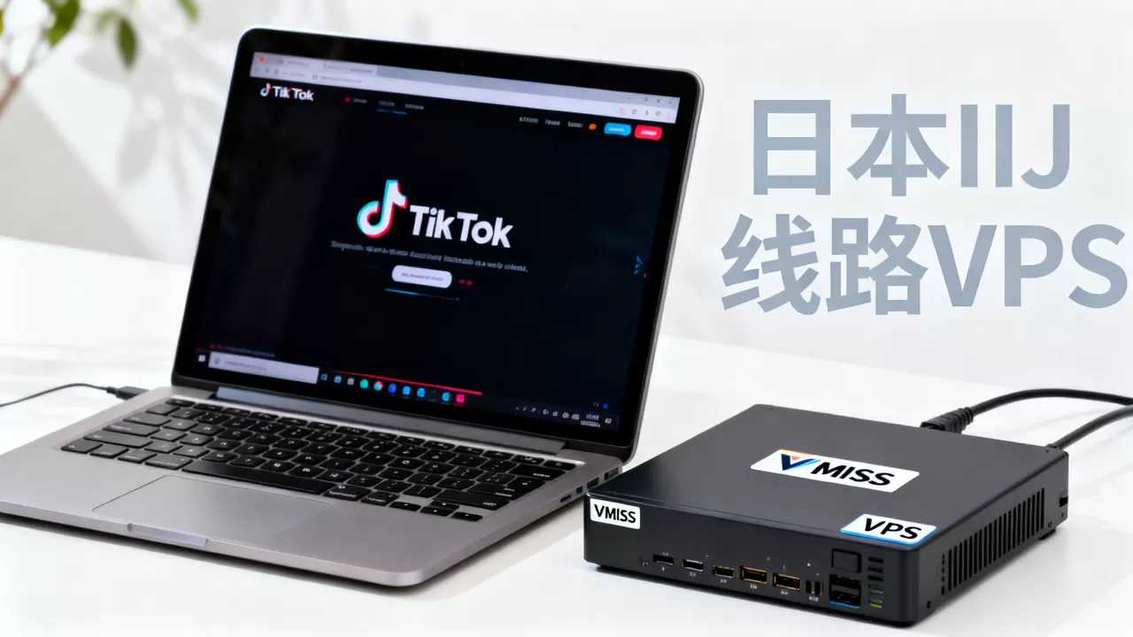 VMISS日本IIJ线路VPS怎么样？VMISS测评解锁TikTok