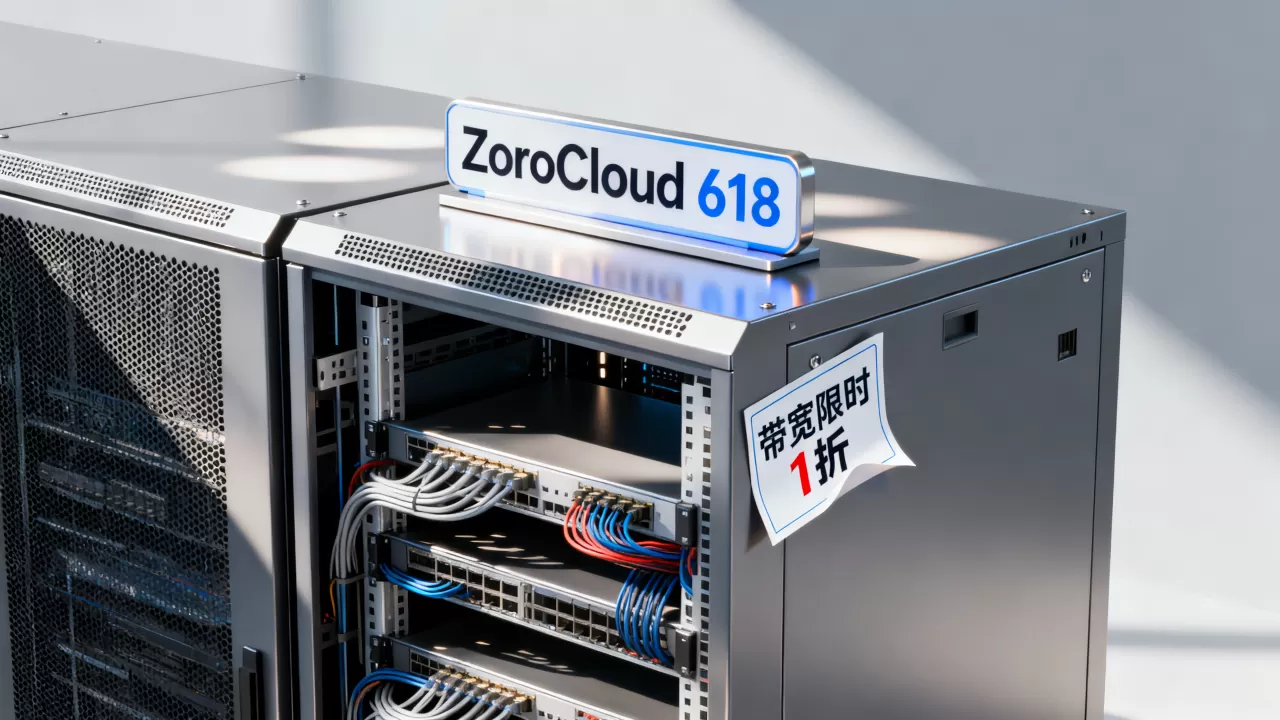 ZoroCloud 618带宽限时1折是真的吗？美国CN2 GIA云服务器优惠