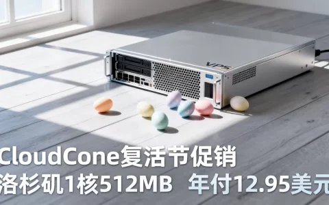 CloudCone复活节促销VPS值得买吗，洛杉矶1核512MB年付12.95美元
