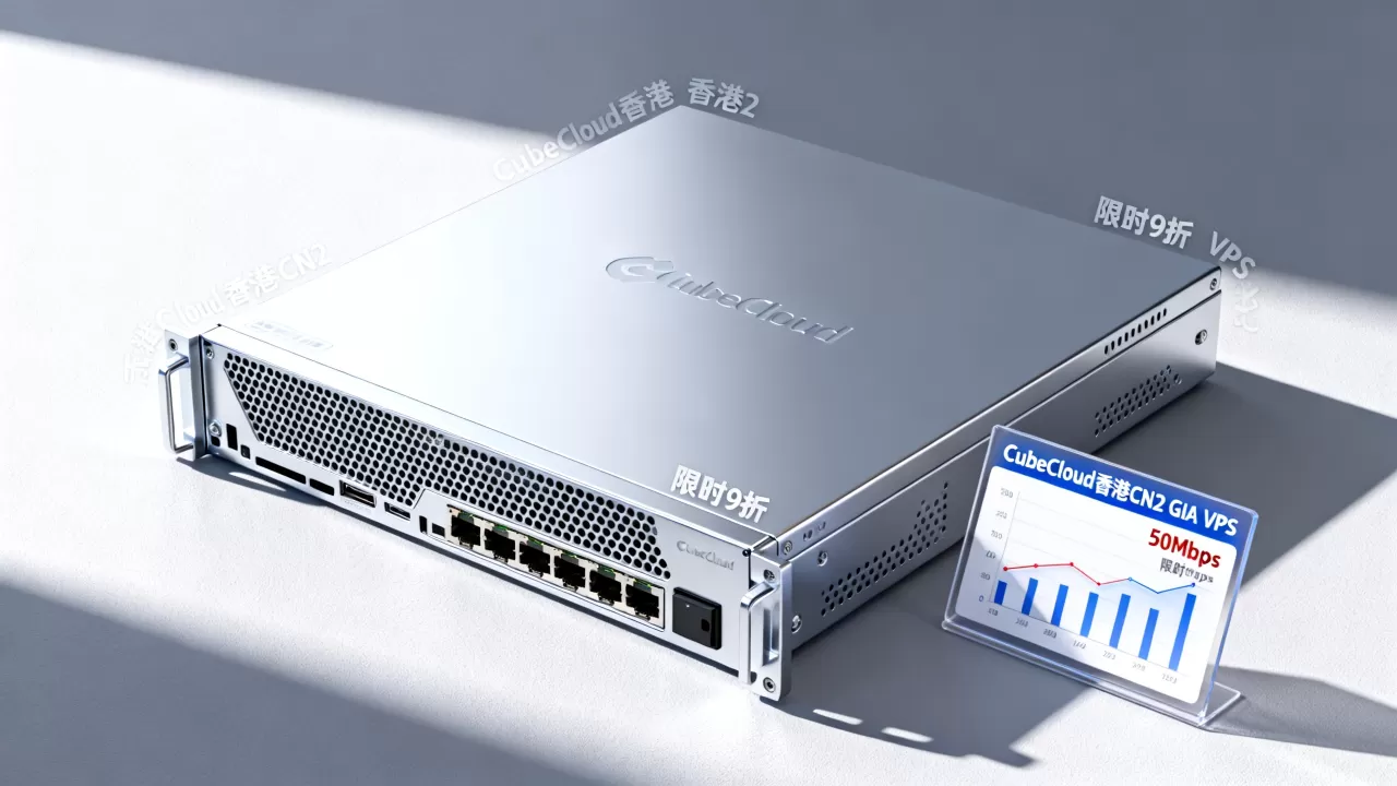 CubeCloud香港CN2 GIA VPS宽带扩容多少？50Mbps起步限时9折