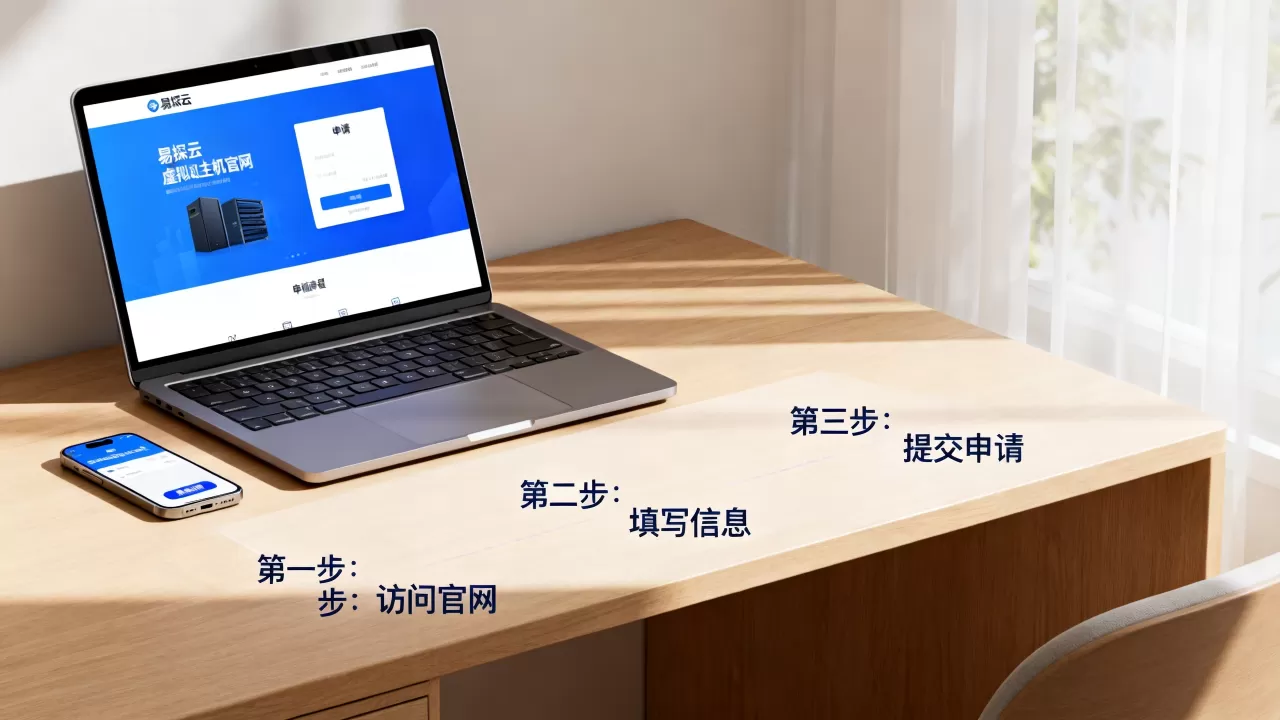 易探云0元领虚拟主机试用吗？免费云主机申请流程