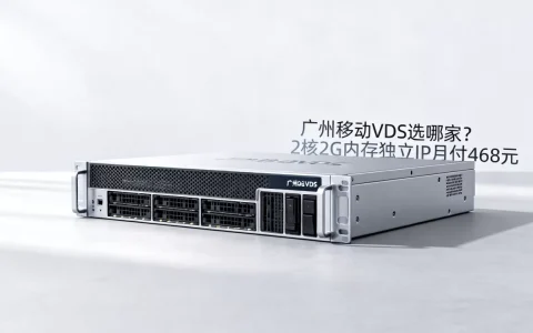 广州移动VDS选哪家？2核2G内存独立IP月付468元