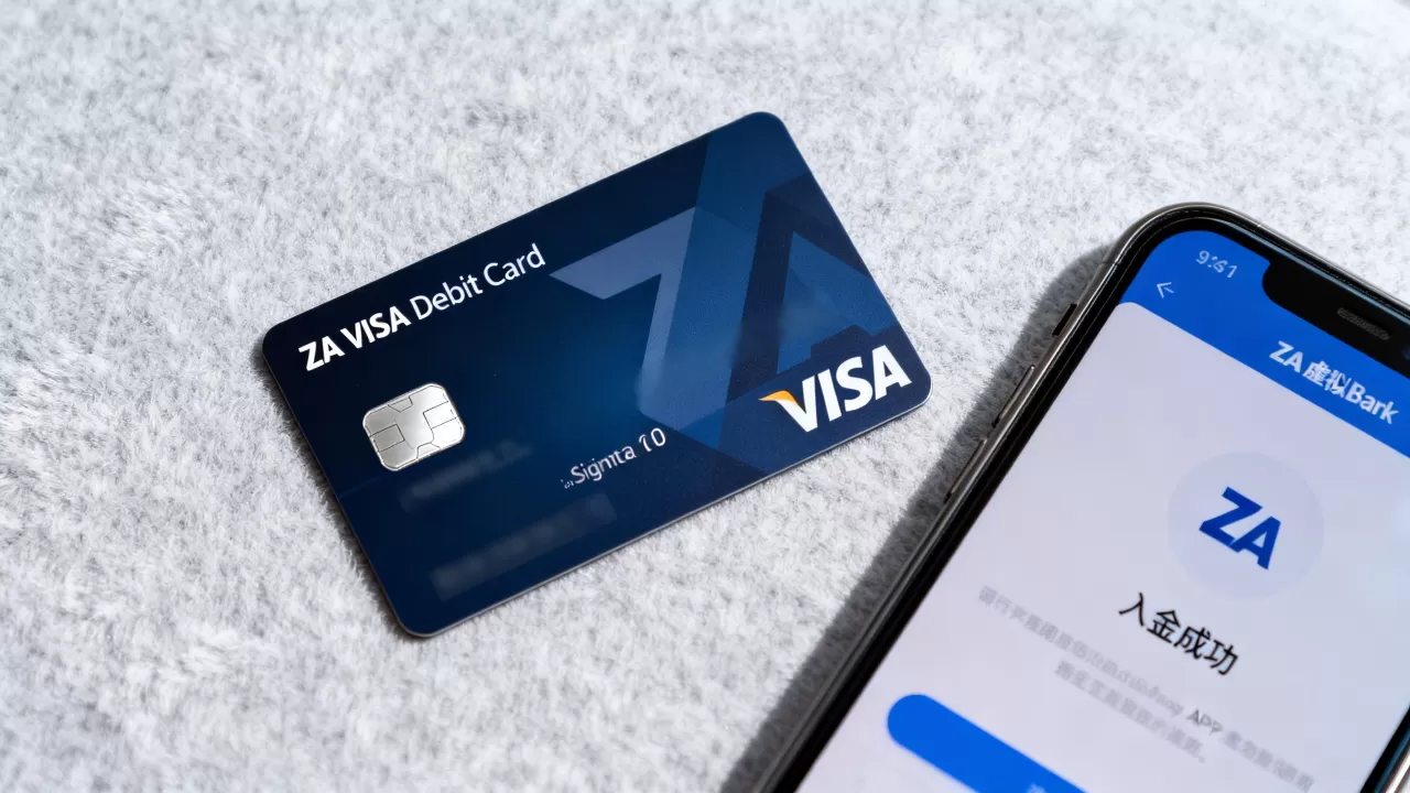 Vmshell独立日活动免费赠ZA虚拟银行实体VISA卡真的吗？ZA虚拟银行入金流程
