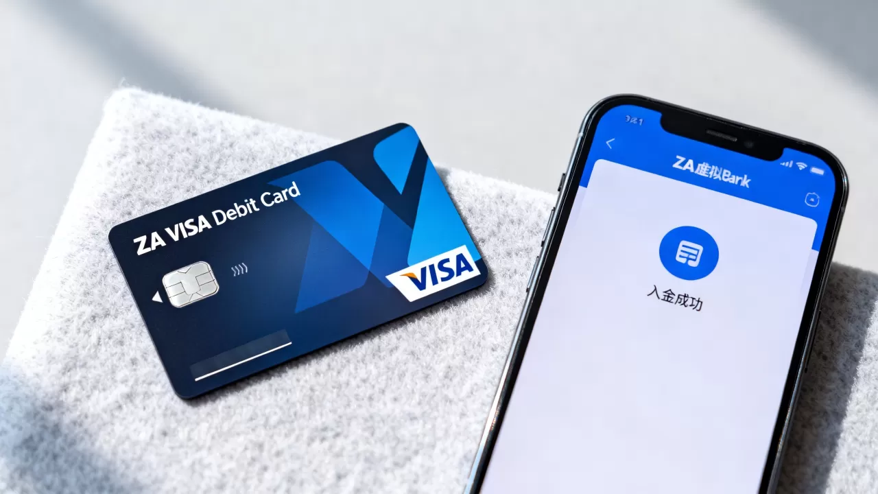 Vmshell独立日活动免费赠ZA虚拟银行实体VISA卡真的吗？ZA虚拟银行入金流程