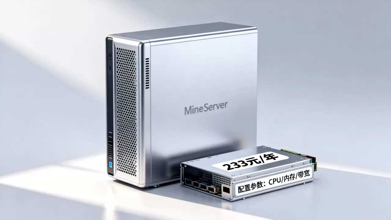 MineServer主机233元/年配置如何？香港CN2 VPS推荐