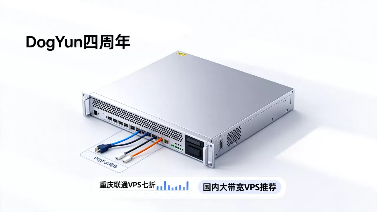 DogYun狗云四周年重庆联通VPS七折是真的吗?国内大带宽VPS推荐 DogYun狗云四周年重庆联通VPS七折是真的吗?国内大带宽VPS推荐