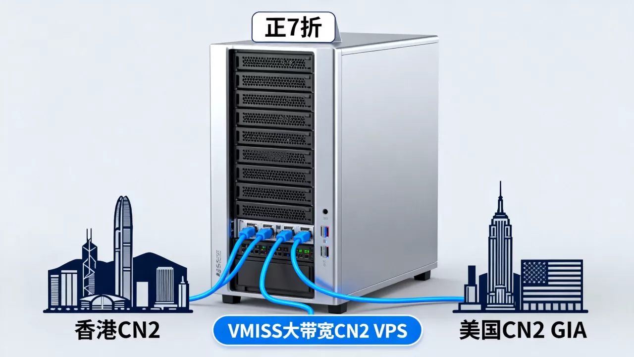 VMISS大带宽CN2 VPS正7折值得买吗?香港CN2美国CN2GIA哪家强 VMISS大带宽CN2 VPS正7折值得买吗?香港CN2美国CN2GIA哪家强