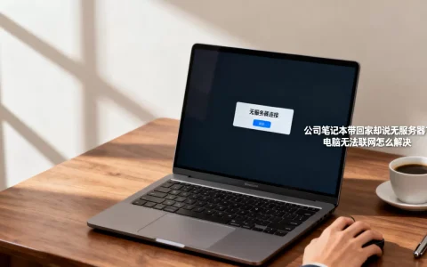 公司笔记本带回家却说无服务器？电脑无法联网怎么解决