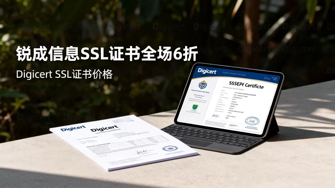 锐成信息SSL证书为何全场6折？Digicert SSL证书多少钱