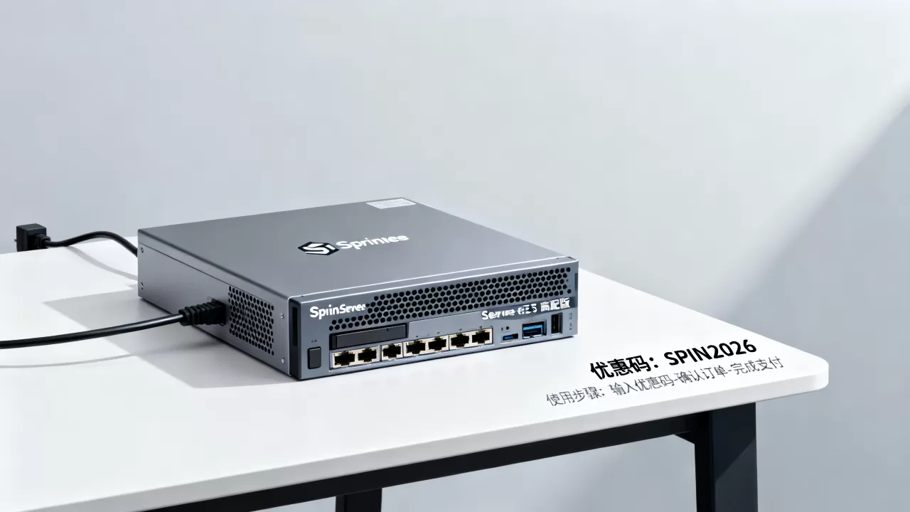 SpinServers E3高配版服务器优惠码怎么用？2026最新优惠信息