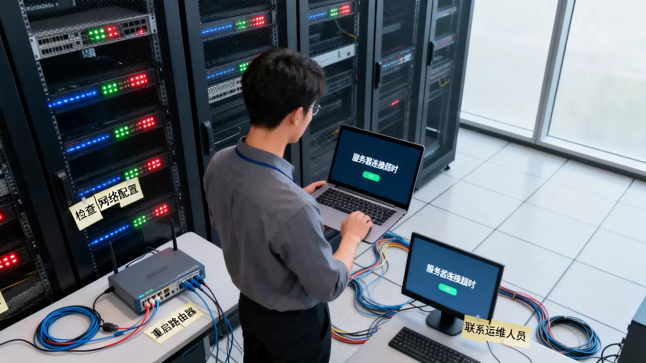公司服务器连不上怎么办？服务器连接不上的常见原因