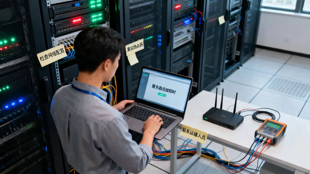 公司服务器连不上怎么办？服务器连接不上的常见原因