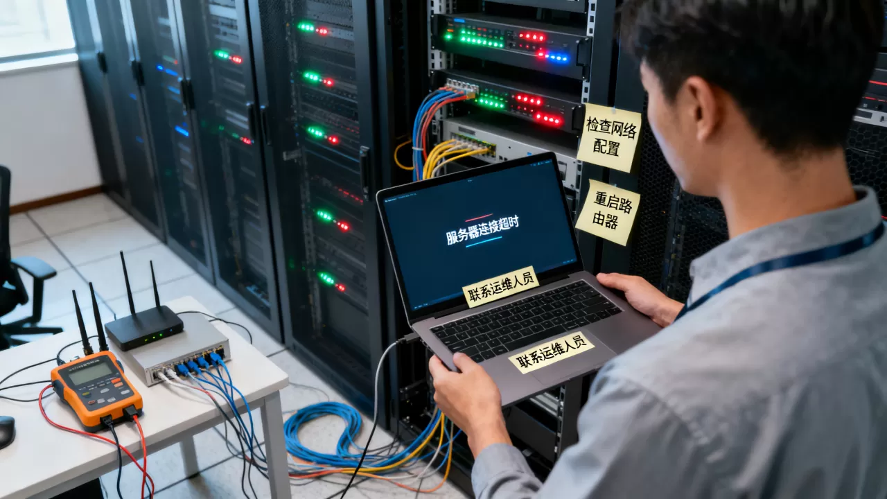 公司服务器连不上怎么办？服务器连接不上的常见原因