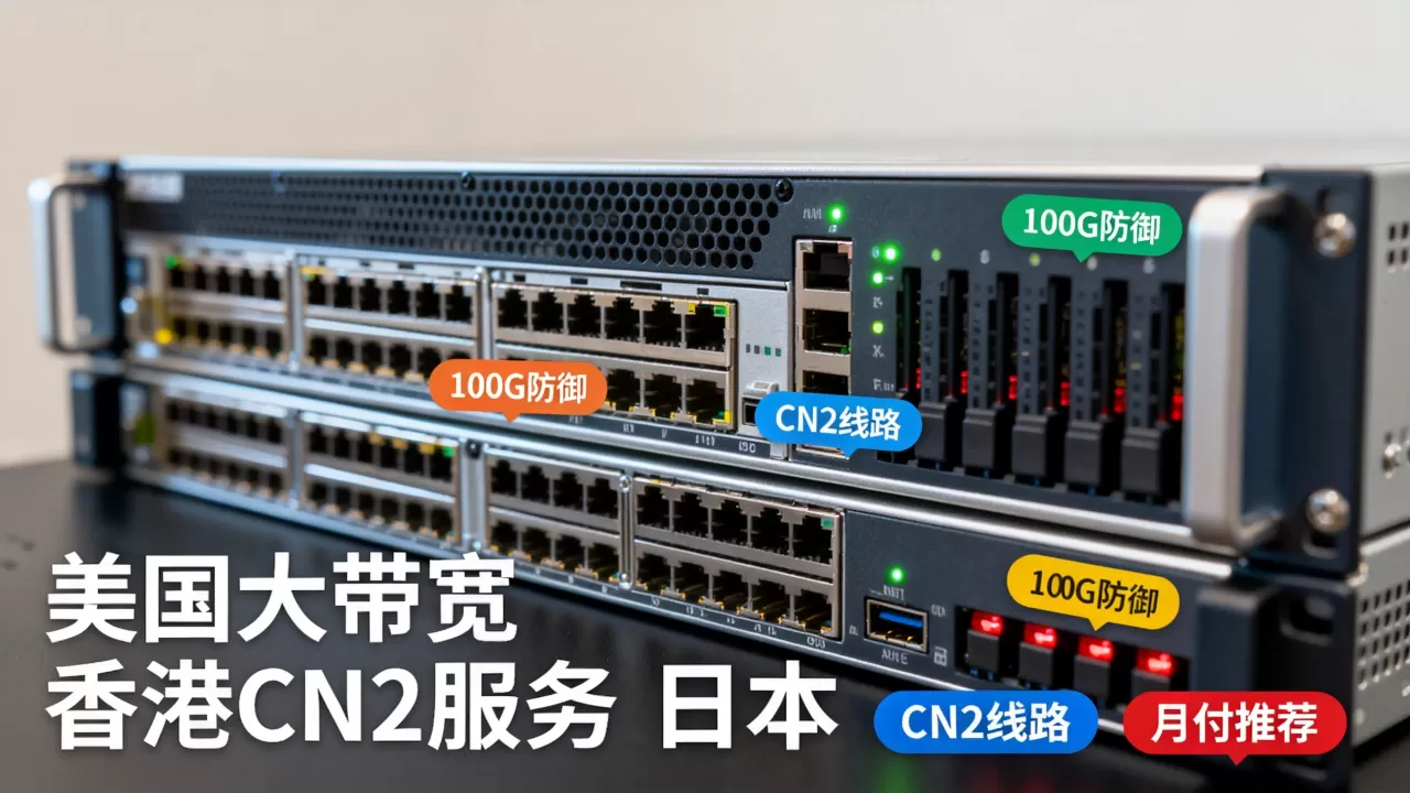 百纵科技美国大带宽买送100G防御靠谱吗？香港CN2日本服务器月付推荐