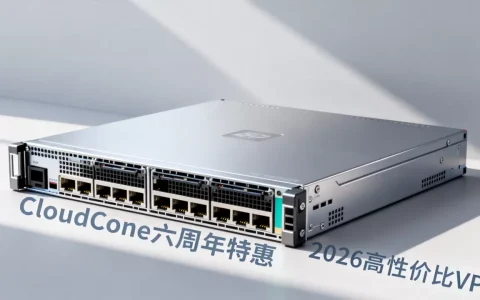 CloudCone六周年活动真的便宜吗？2026年高性价比美国VPS推荐