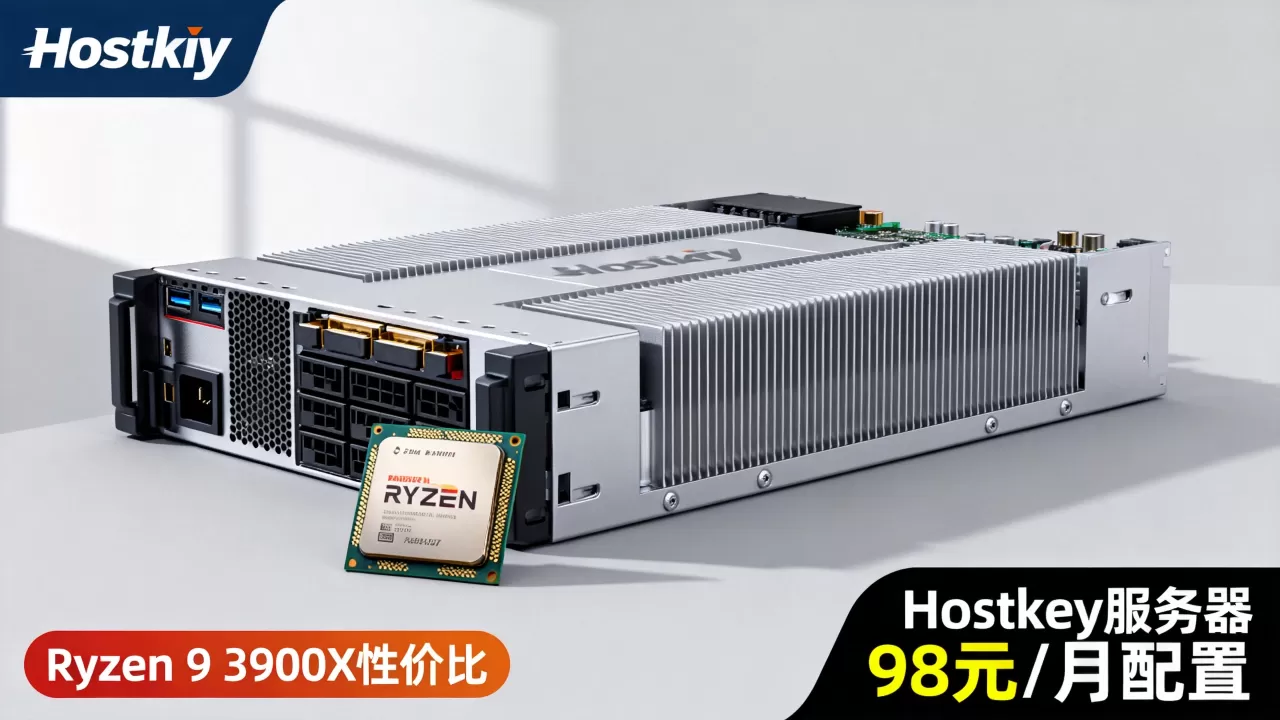 Hostkey服务器98元/月配置如何?Ryzen 9 3900X性价比高吗 Hostkey服务器98元/月配置如何?Ryzen 9 3900X性价比高吗