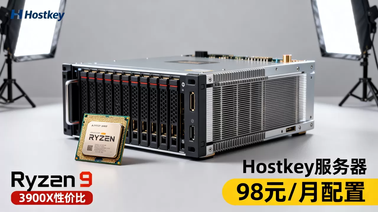 Hostkey服务器98元/月配置如何?Ryzen 9 3900X性价比高吗 Hostkey服务器98元/月配置如何?Ryzen 9 3900X性价比高吗