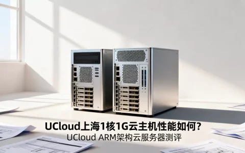 UCloud上海1核1G云主机性能如何？UCloud ARM架构云服务器测评