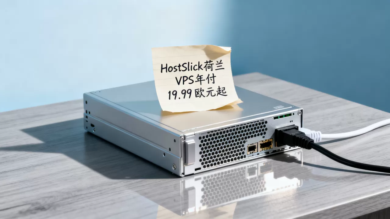 HostSlick荷兰VPS年付19.99欧元起值得购买吗，2026年高性价比VPS推荐