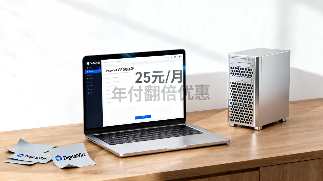 美国洛杉矶VPS低至25元/月是真的吗？DigitalVirt洛杉矶VPS年付翻倍优惠详情