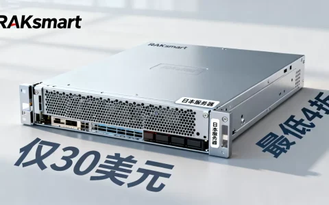 RAKsmart独服仅30美元值得买吗，日本服务器最低4折