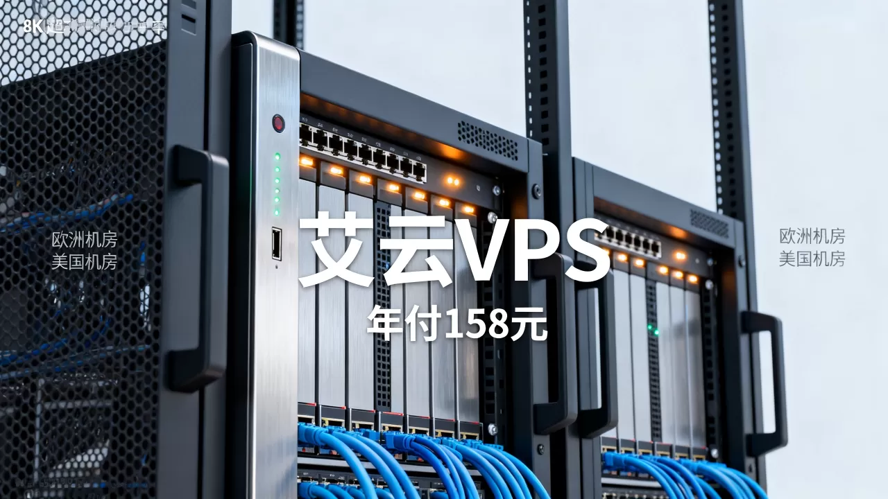 艾云VPS年付低至158元靠谱吗,欧洲美国机房特价服务器推荐 艾云VPS年付低至158元靠谱吗,欧洲美国机房特价服务器推荐