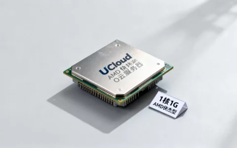 UCloud洛杉矶AMD快杰型O云服务器1核1G怎么样？