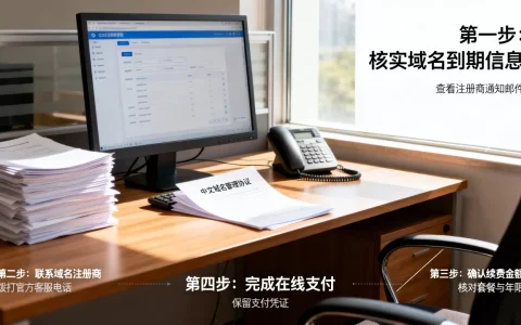 公司接到电话说中文域名到期怎么办？中文域名到期续费流程