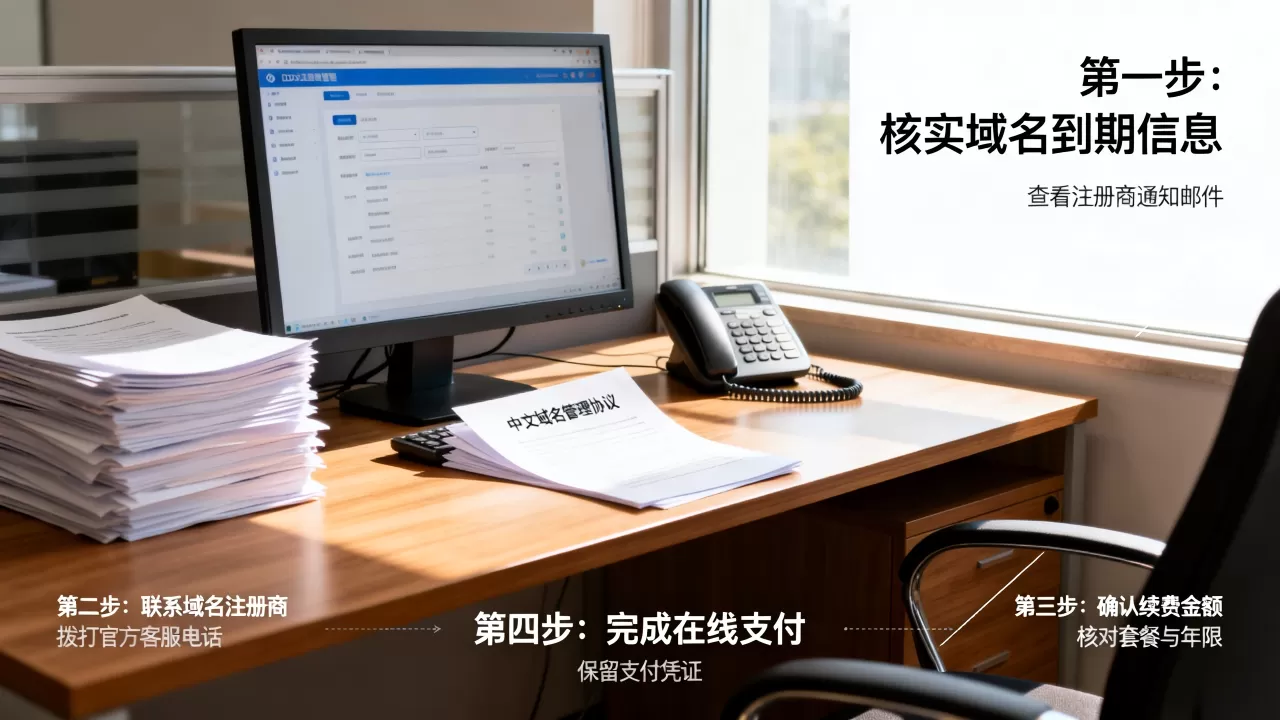 公司接到电话说中文域名到期怎么办?中文域名到期续费流程 公司接到电话说中文域名到期怎么办?中文域名到期续费流程