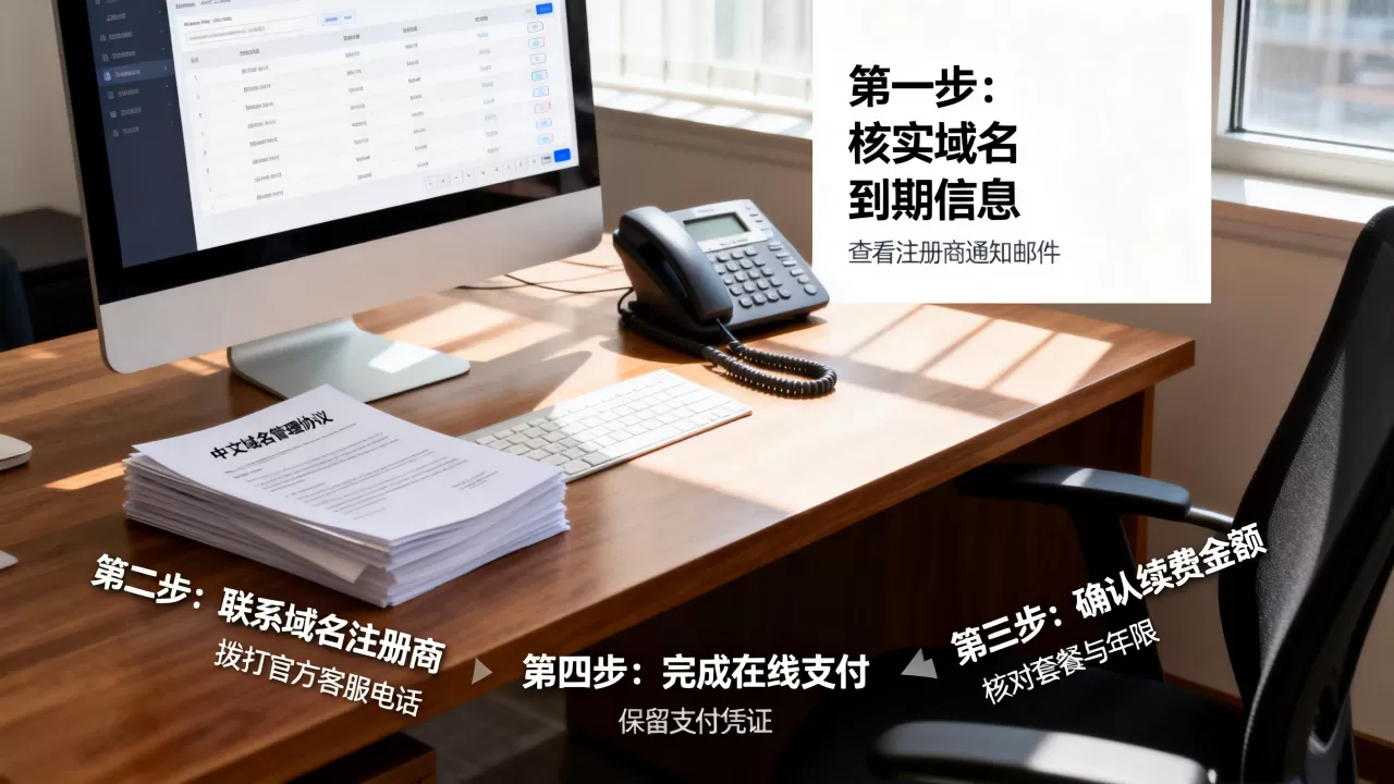 公司接到电话说中文域名到期怎么办?中文域名到期续费流程 公司接到电话说中文域名到期怎么办?中文域名到期续费流程