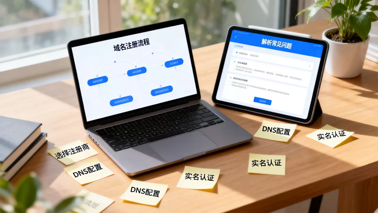 公司网站域名管理怎么做？域名注册与解析常见问题