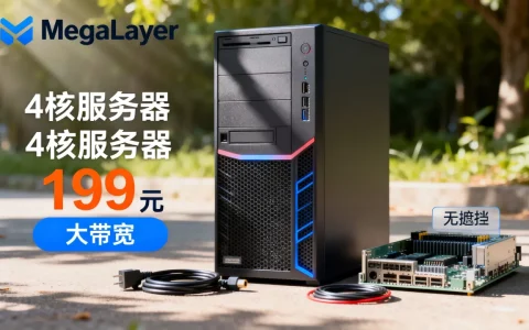 Megalayer国庆4核服务器低至199元值得买吗？千元大带宽服务器推荐