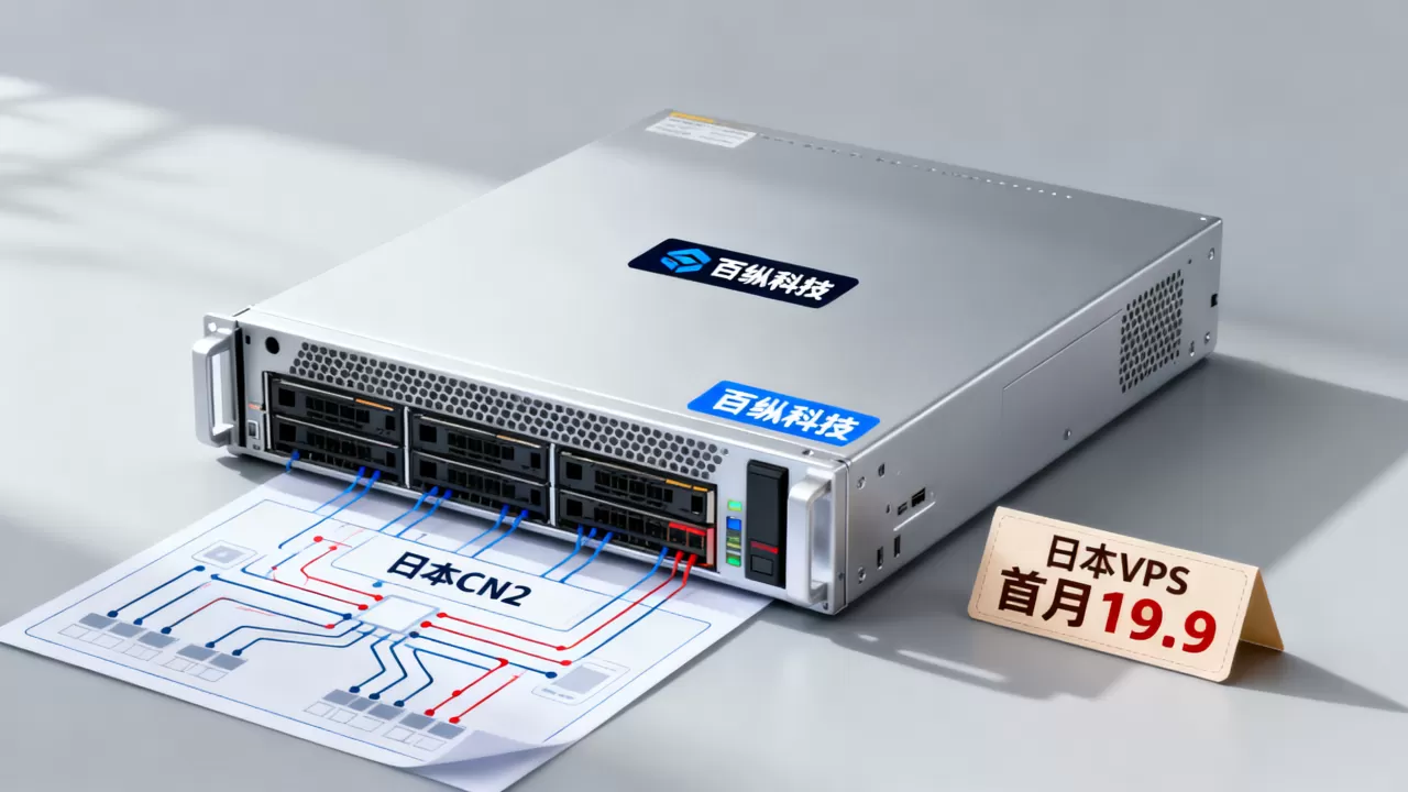 百纵科技日本VPS首月19.9贵吗？日本CN2 VPS服务器推荐