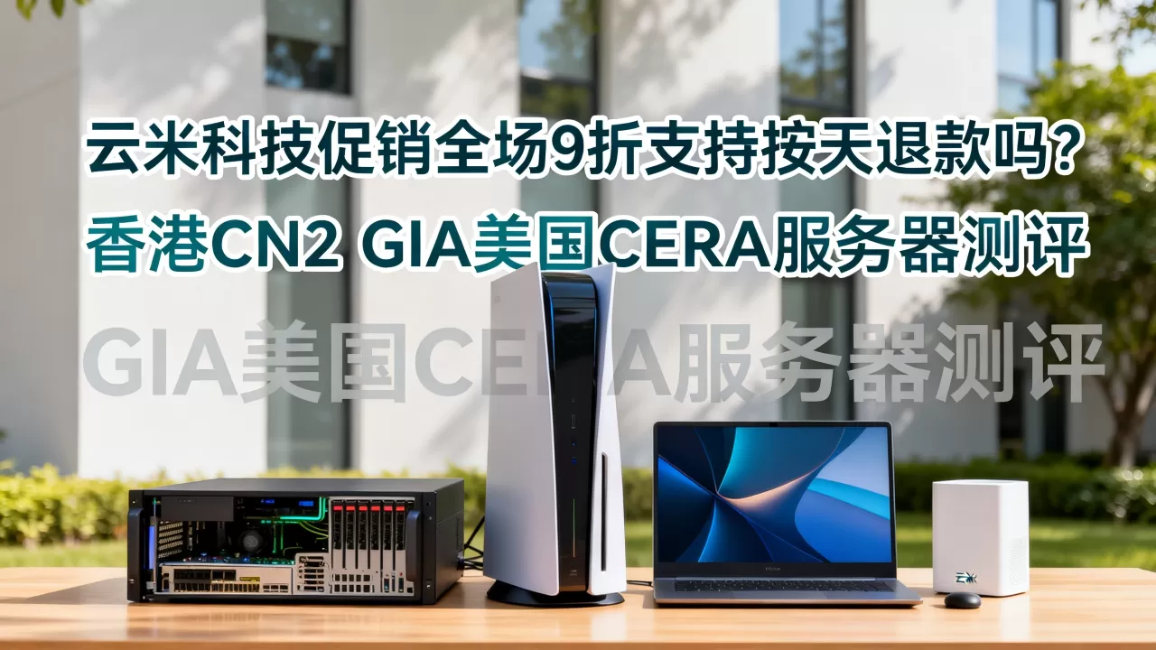 云米科技促销全场9折支持按天退款吗?香港CN2 GIA美国CERA服务器测评 云米科技促销全场9折支持按天退款吗?香港CN2 GIA美国CERA服务器测评