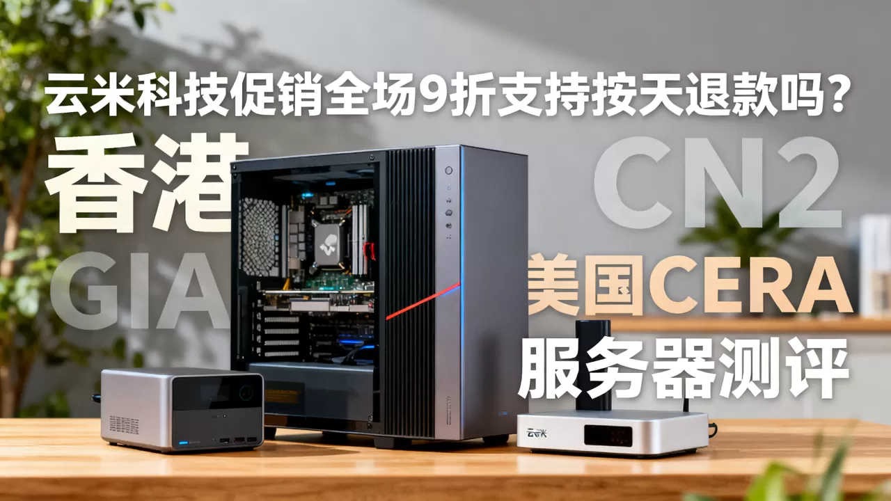 云米科技促销全场9折支持按天退款吗?香港CN2 GIA美国CERA服务器测评 云米科技促销全场9折支持按天退款吗?香港CN2 GIA美国CERA服务器测评