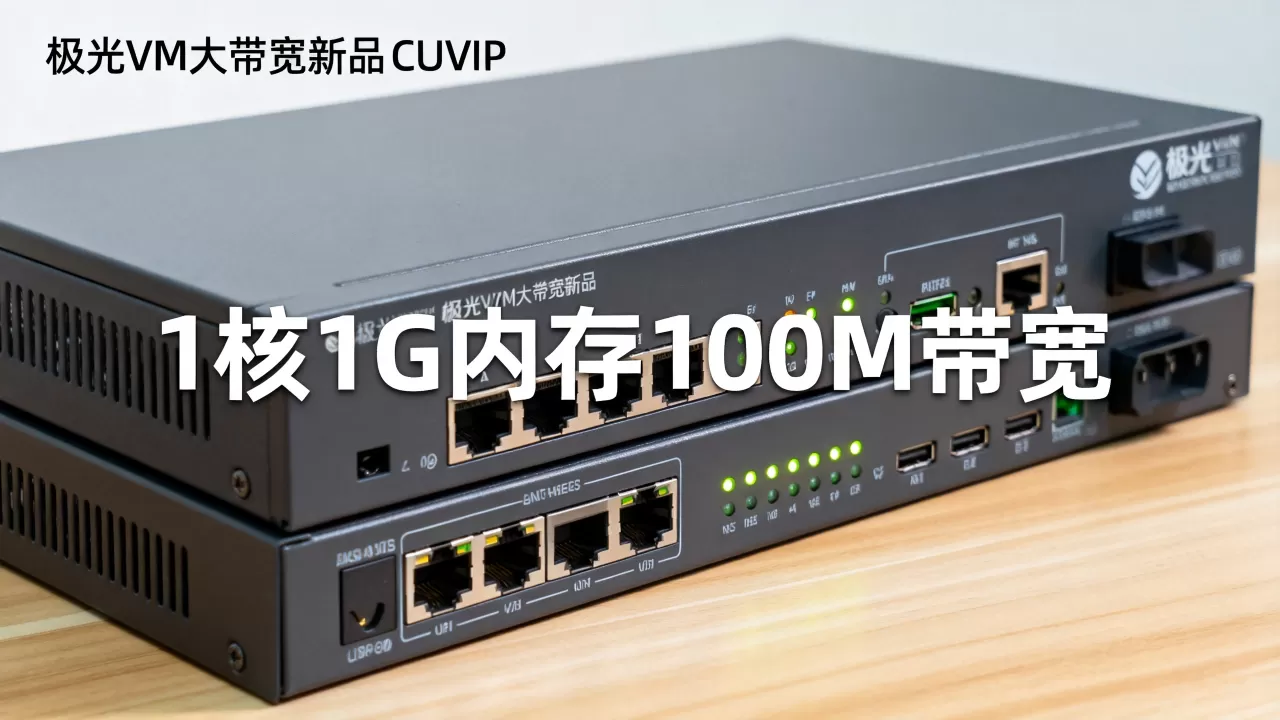极光VM大带宽新品CUVIP性能如何?1核1G内存100M带宽适合什么 极光VM大带宽新品CUVIP性能如何?1核1G内存100M带宽适合什么