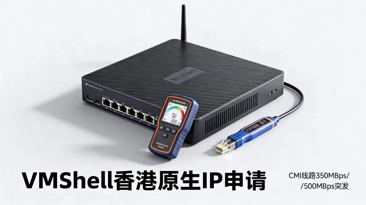 VmShell香港原生IP如何申请?CMI线路350MBps/500MBps突发 VmShell香港原生IP如何申请?CMI线路350MBps/500MBps突发