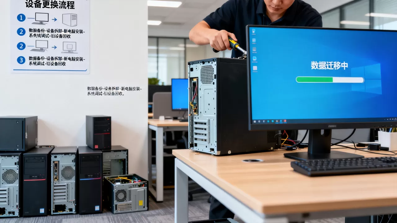 公司计算机批量更换怎么操作?企业电脑批量更换流程 公司计算机批量更换怎么操作?企业电脑批量更换流程