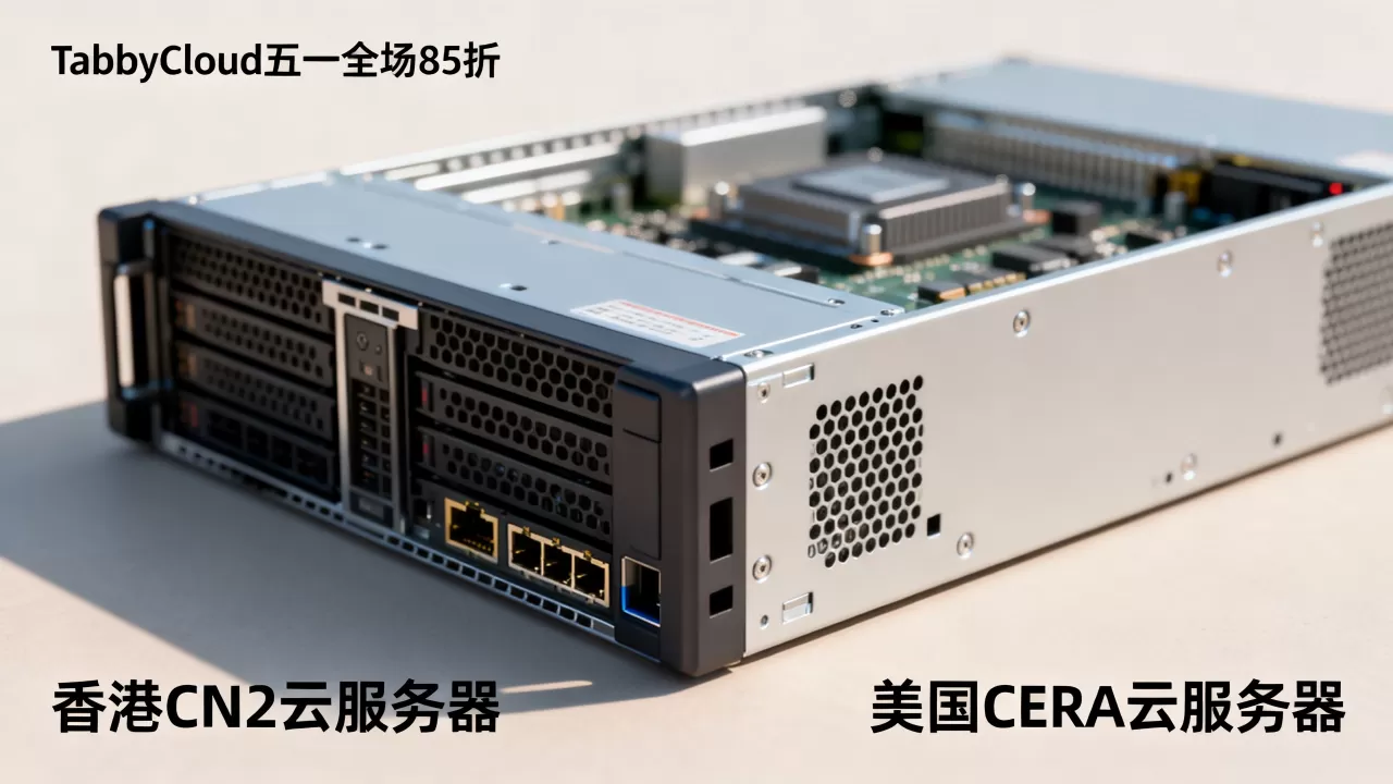 TabbyCloud五一全场85折怎么选？香港CN2美国CERA云服务器推荐