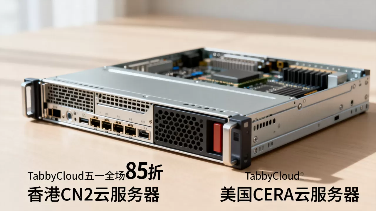 TabbyCloud五一全场85折怎么选？香港CN2美国CERA云服务器推荐