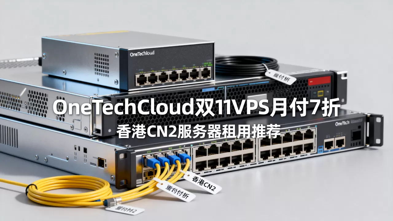 OneTechCloud双11VPS月付7折吗?香港CN2服务器租用推荐 OneTechCloud双11VPS月付7折吗?香港CN2服务器租用推荐