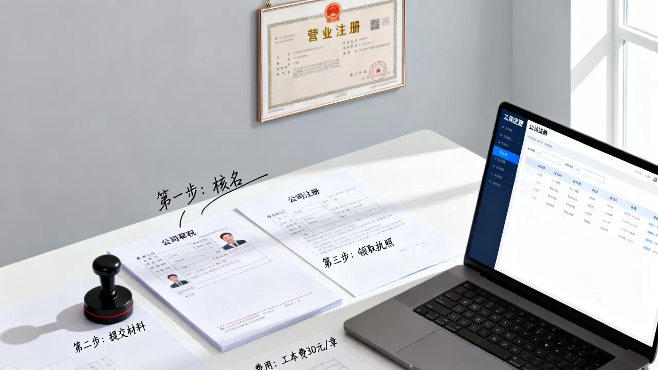 公司注册怎么办理？注册公司的流程和费用是多少