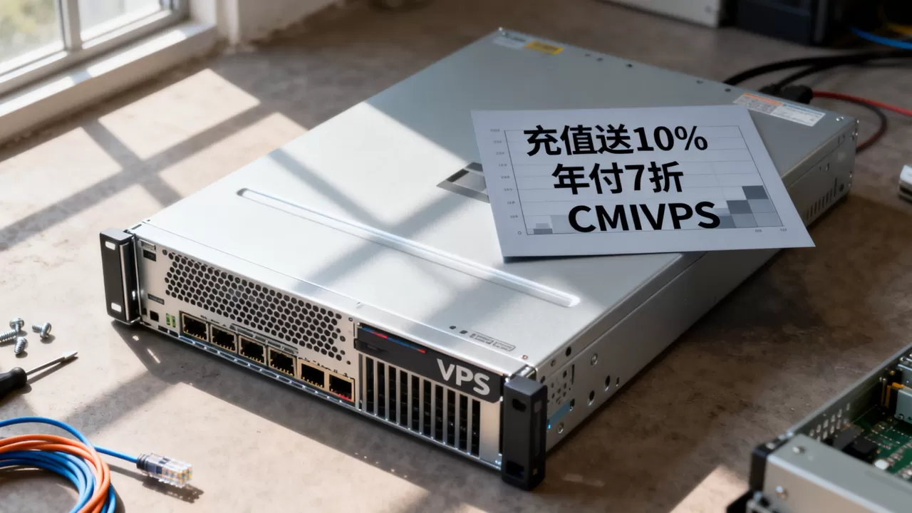 CMIVPS双11充值送10%年付7折值得买吗，vps服务器哪家性价比高