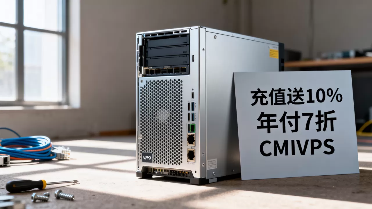 CMIVPS双11充值送10%年付7折值得买吗，vps服务器哪家性价比高