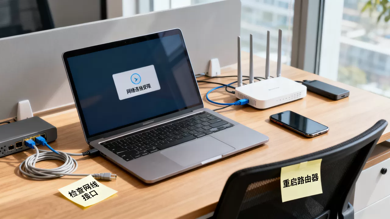 公司电脑网络连接不上怎么办?电脑网络连接受限怎么解决 公司电脑网络连接不上怎么办?电脑网络连接受限怎么解决